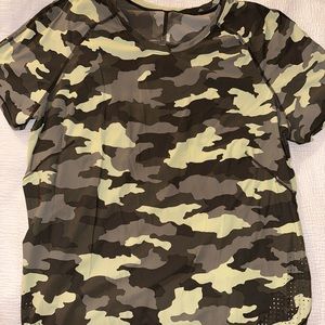 Lulu lemon camo top! Size 12!
